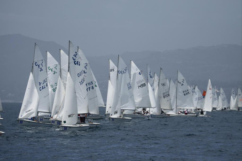 Start CFJ Nationals- over 60 boats participated - CFJ Nationals © Virginia Howard